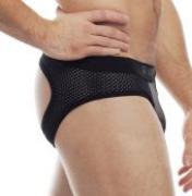 Jockstrap Bikini Noir Go Softwear